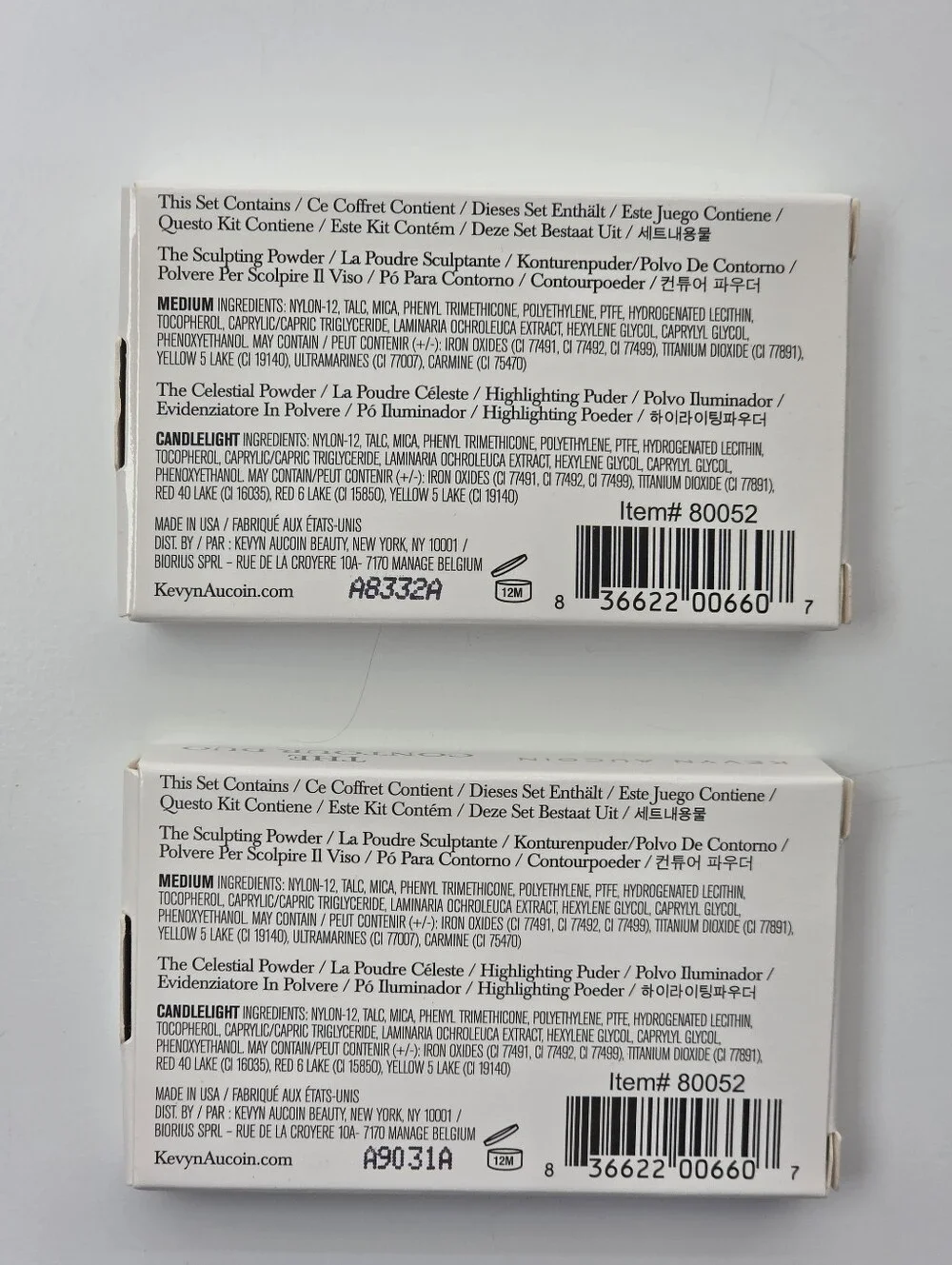 Kevyn Aucoin The Contour Duo - On The Go (Sculpt & Highlight) - Beige/Bronze